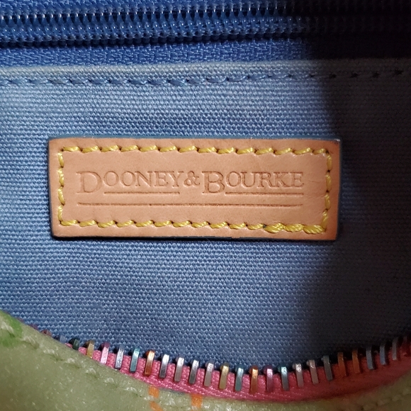 Dooney & Bourke mini barrel bag celery rainbow monogram - Picture 4 of 10